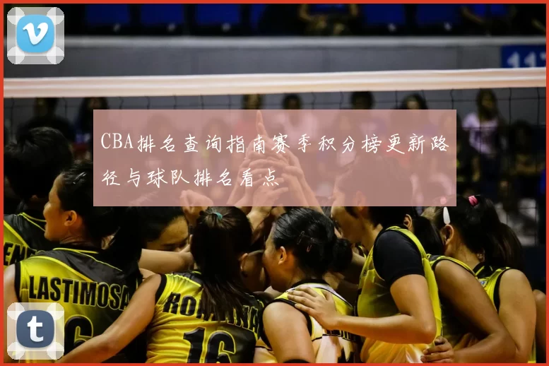 CBA排名查询指南赛季积分榜更新路径与球队排名看点